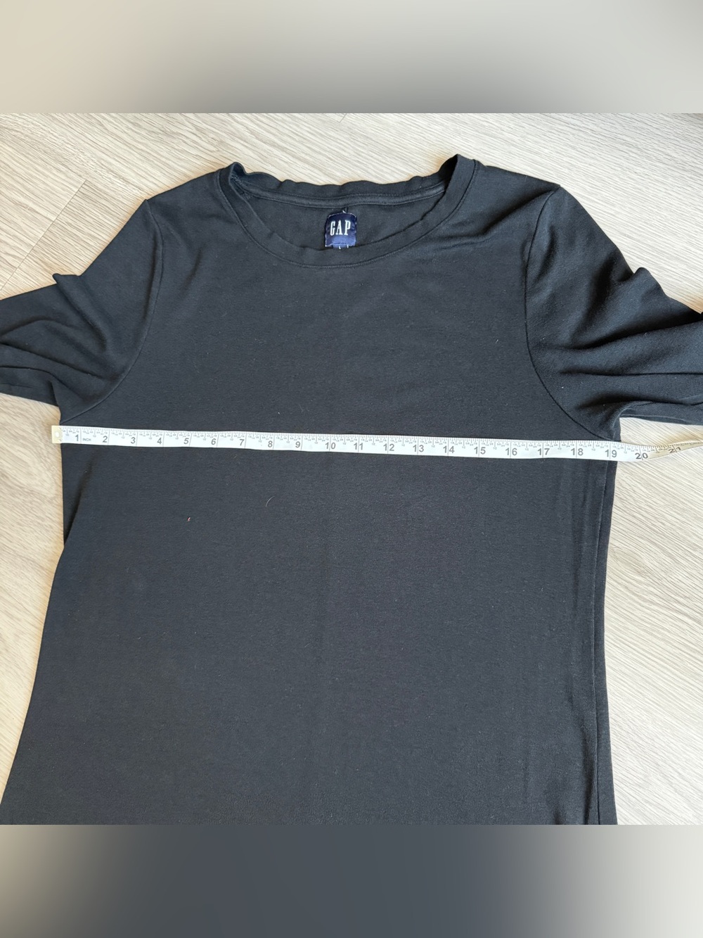 Gap Elbow Sleeve T-Shirt Dress – Size L Tall – Black - Picture 4 of 7